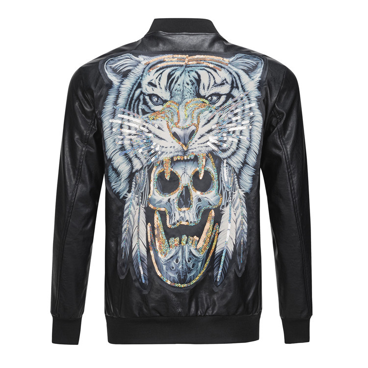 vestes blousons homme philipp plein back tiger